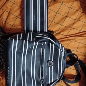 Small backpack and hand bag